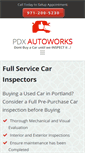 Mobile Screenshot of pdxautoworks.com